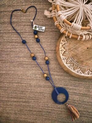 Collar Gold & Blue